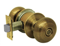 [PF0058  ] CERRADURA DE POMO PISA BAÑO LATON ANTIGUO