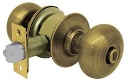 [PF0055] CERRADURA DE POMO PISA ENTRADA/RECAMARA LATON ANTIGUO