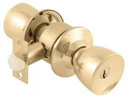 [PF0048] CERRADURA DE POMO TURIN BAÑO LATON