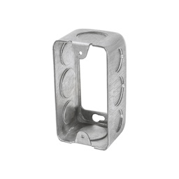 [FU1635] EXTENSION METALICA CAJA RECTANGLUAR 4&quot;X2&quot;