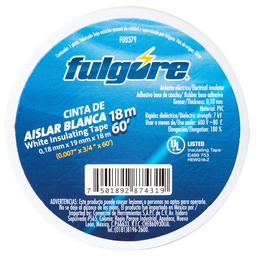 [FU0379] CINTA DE AISLAR 18 M BLANCA