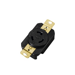 [FU1595] CONTACTO PARED SEGURIDAD MEDIA VUELTA 3P 15A 125V NYLON