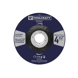 [TC1905] DISCO ABRASIVO CORTE DE METAL 41/2"
