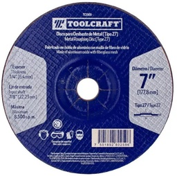 [TC1909] DISCO DESBASTE DE METAL 7&quot;