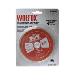 [WF0591] DISCO DIAMANTADO CORTE CONTINUO 4 1/2"