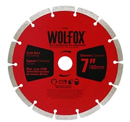 [WF0594] DISCO DIAMANTADO CORTE SEGMENTADO 7"
