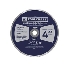 [TC4496] DISCO DIAMANTADO DE CORTE CONTINUO 4"