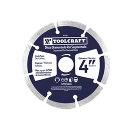 [TC4491] DISCO DIAMANTADO DE CORTE SEGMENTADO 4"