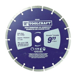 [TC2436] DISCO DIAMANTADO DE CORTE SEGMENTADO 9&quot;