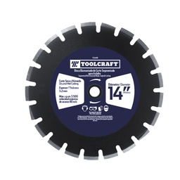 [TC4498] DISCO DIAMANTADO DE CORTE SEGMENTADO PARA ASFALTO 14"