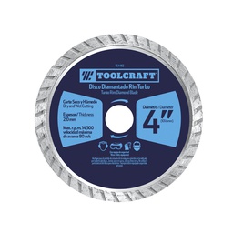 [TC4492] DISCO DIAMANTADO DE CORTE TURBO 4"
