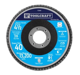 [TC3465] DISCO LAMINADO DE 4 1/2" GRANO40