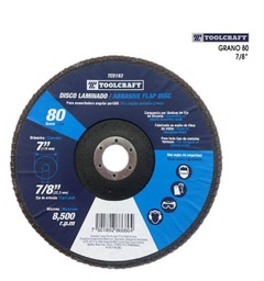 [TC5193] DISCO LAMINADO DE 7&quot; GRANO80