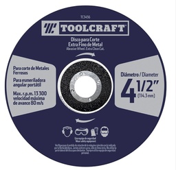 [TC3457] DISCO PARA CORTE EXTRAFINO DEMETAL 4 1/2" 1.2MM