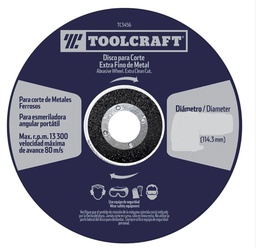 [TC3458] DISCO PARA CORTE EXTRAFINO DEMETAL 7" 1.5MM