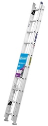 [TC3512] ESCALERA DE EXTENSION DE ALUMINIO TIPO III 24 ESCALONES
