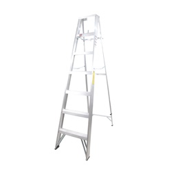 [TC4520] ESCALERA TIJERA DE ALUMINIO TIPO III TAPA ALUMINIO 6 ESCALON