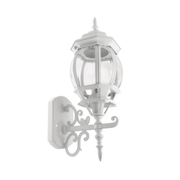 [FU0783] FAROL DE PARED COLONIAL SOPORTADO BLANCO