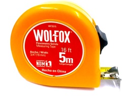 [WF3515] FLEXOMETRO 5M X 19MM (3/4&quot;) TARJETA CON 9 PZ VERDE NEON