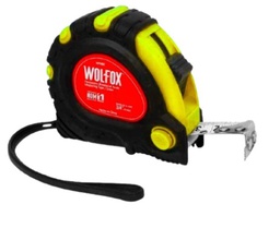 [WF9665] FLEXOMETRO BIMATERIAL AMARILLO7.5M