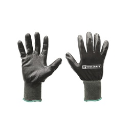 [TC4287] GUANTES DE NYLON ELASTICO RECUBIERTO DE NITRILO MEDIANOS