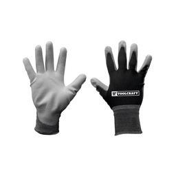 [TC4285] GUANTES DE NYLON ELASTICO RECUBIERTO DE POLIURETANO MEDIANOS