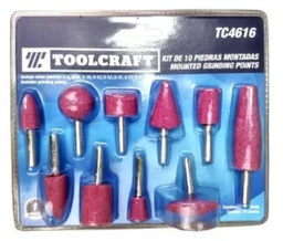 [TC4616] PIEDRAS MONTADAS 1/4"KIT 10 PZ