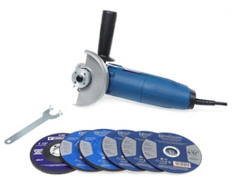 [TC5476K] KIT ESMERILADORA ANGULAR 4 1/2" 900W CON 5 DISCOS