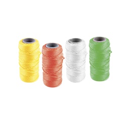 [TC3868] HILO POLIPROPILENO PARA ALBAÑIL BLANCO 65 M