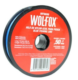 [WF9699] HILO DE NYLON PARA PESCA 0.5MMAZUL 100M