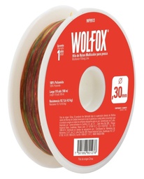 [WF9517] HILO DE NYLON PARA PESCA 0.60MM MULTICOLOR 100M