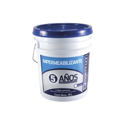 [TC4337] IMPERMEABILIZANTE ACRILICO 5AÑOS BLANCO 19 LTS