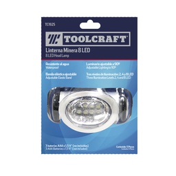 [TC1925] LINTERNA MINERA 8 LEDS