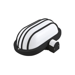 [FU1118] LUMINARIO CON SENSOR DE MOVIMIENTO INFRAROJO NEGRO