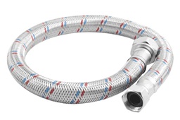 [YD0038] MANGUERA FLEXIBLE DE A. INOXIDABLE P/BOILER 60CM 3/4&quot; X 3/4&quot;