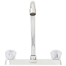 [YD0014] MEZCLADORA FREGADERO 8" CUELLO LARGO MANERAL ACRILICO