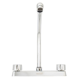 [YD0010] MEZCLADORA FREGADERO 8" CUELLOCOBRA MANERAL REDONDO