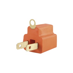 [FU0106] CLAVIJA CONVERTIDORA A TIERRA POLARIZADO