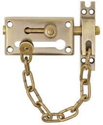 [PF0207] PASADOR CON CADENA LATON ANTIGUO