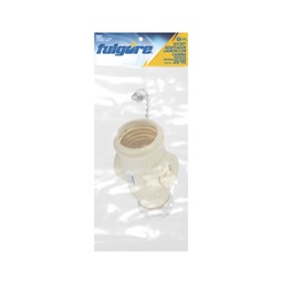 [FU0078] SOCKET BAQUELITA LADRON 718 CON CADENA MARFIL