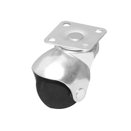 [TC3866] RODAJA DE HULE C/PLACA 40MM (11/2&quot;) T/BOLA USO RUDO