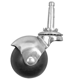 [TC3865] RODAJA DE HULE CON ESPIGA 50MM(2&quot;) TIPO BOLA USO RUDO