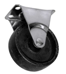 [TC5044] RODAJA FIERRO PLACA FIJA 3&quot;(75MM)