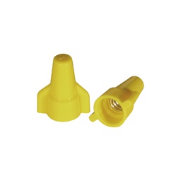 [FU1599] CAPUCHON ROSCA DOBLE ALA 18-12 AWG BOLSA 10 PZS