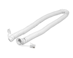 [FU0651] CABLE ESPIRAL PARA AURICULARBLANCO 4.5M