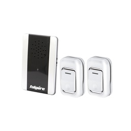 [FU1013] TIMBRE INALAMBRICO CON 2 CONTROLES Y 1 CAMPANA A BATERIAS 25