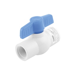 [YD0116] VALVULA ESFERA PVC ROSCABLE 1/2"
