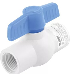 [YD0117] VALVULA ESFERA PVC ROSCABLE 3/4&quot;