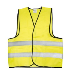 [WF0286] CHALECO DE SEGURIDAD CON CINTAS REFLEJANTES AMARILLO