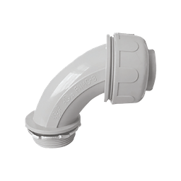 [9530810] CONECTOR CURVO P/TUBO FLEXIBLE  NO METALICO 1&quot;